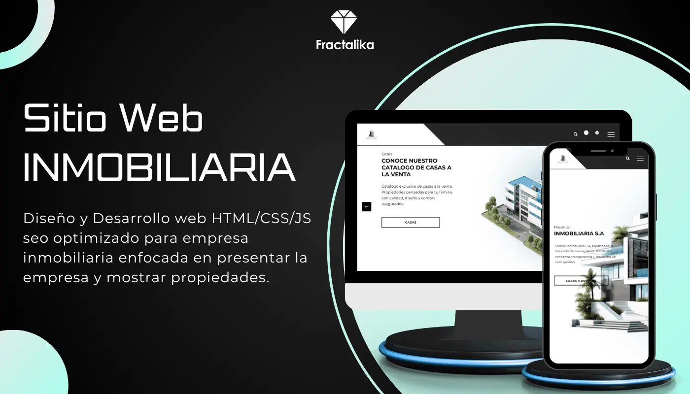 Landing Page html css Inmobiliaria - desarrollo de sistemas web