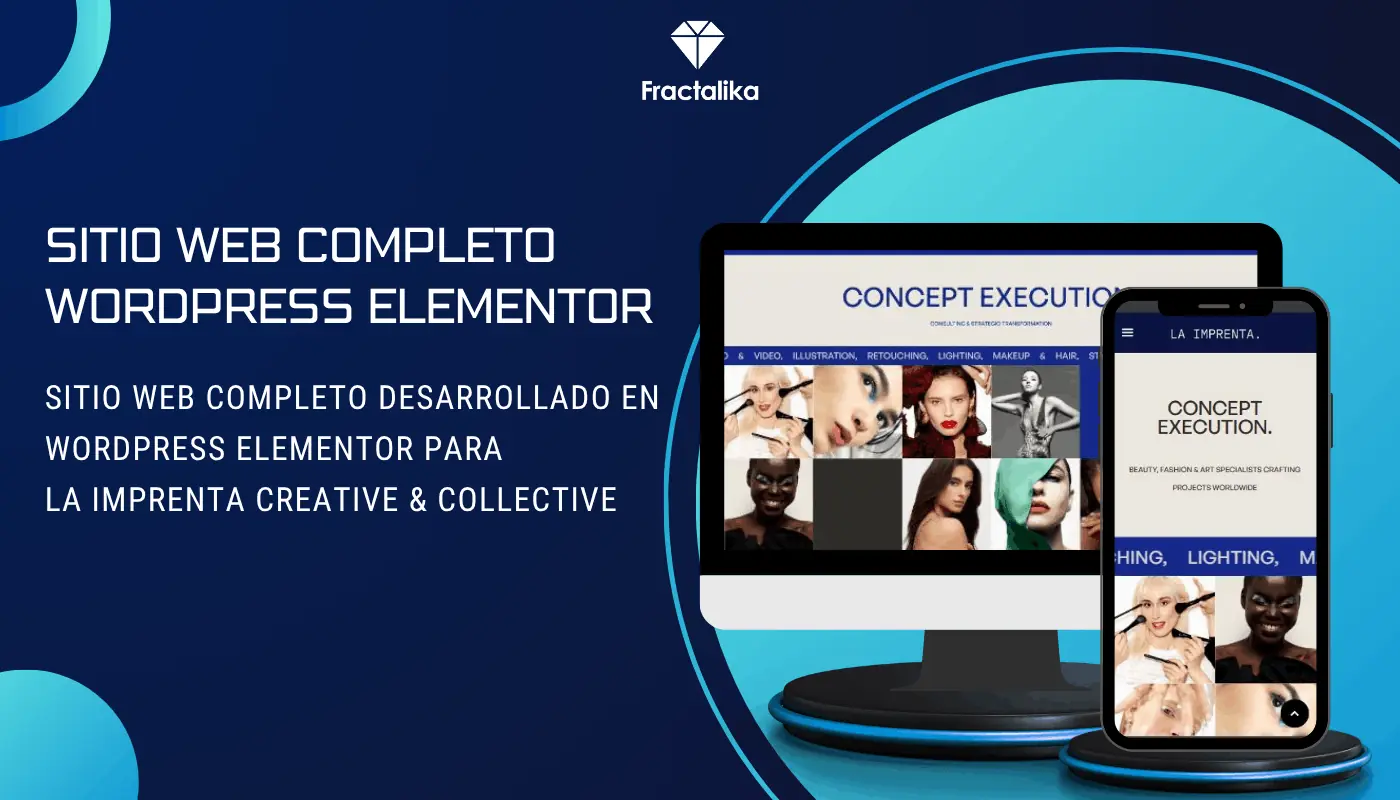 Sitio Web Wordpress La Imprenta Creative & Collective - desarrollo de sistemas web