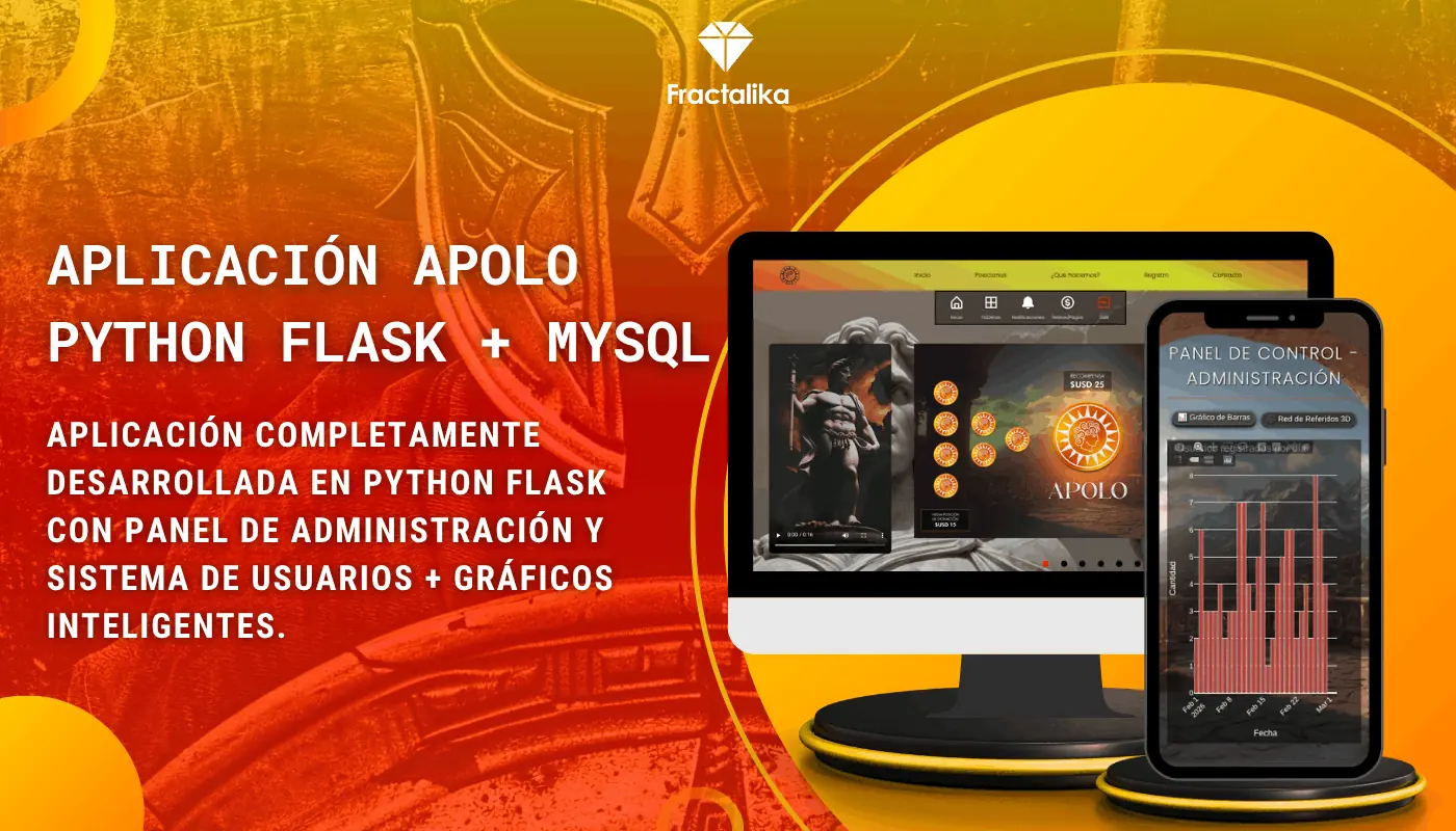 Aplicación Python Flask Apolo Gamer - desarrollo de sistemas web