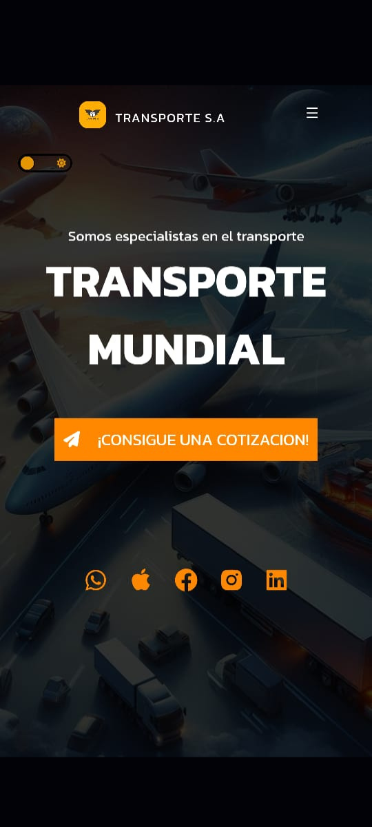 Landing page empresarial para negocios en Argentina